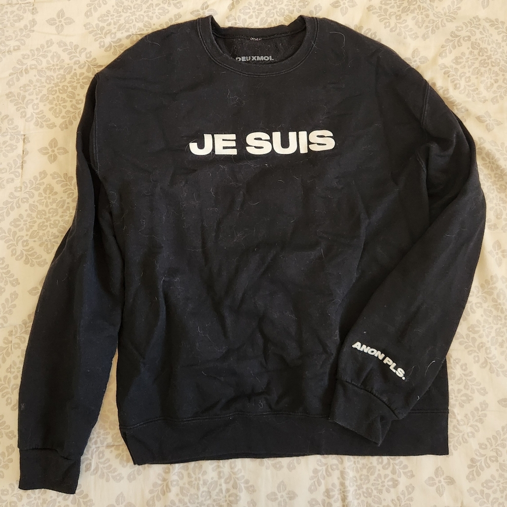 DEUXMOI "Je Suis" Crewneck